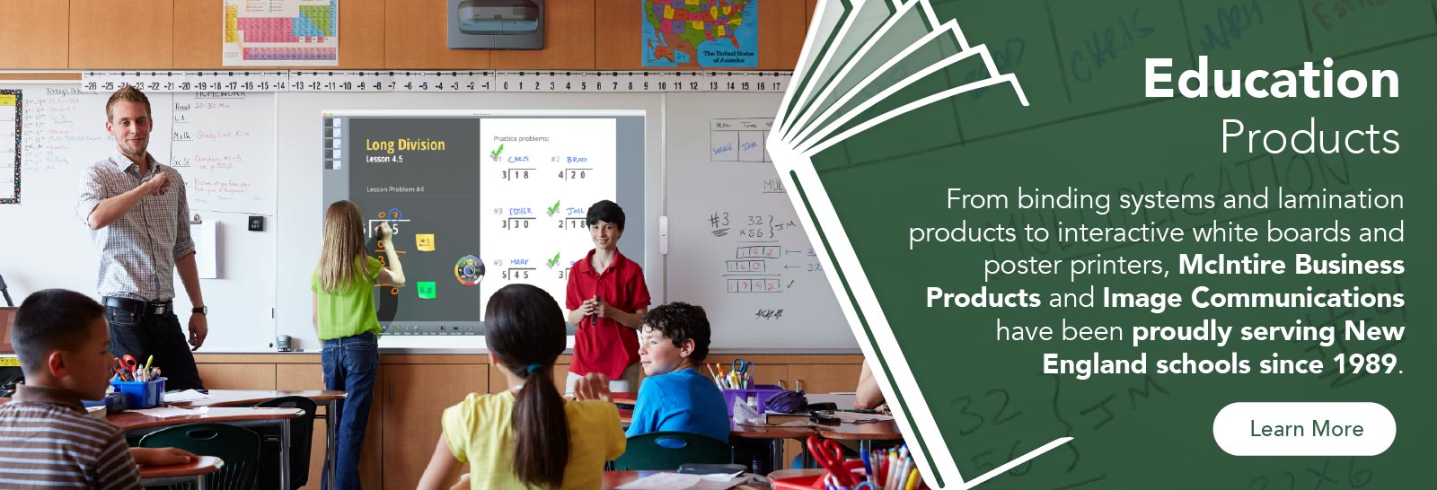 Binding products for education